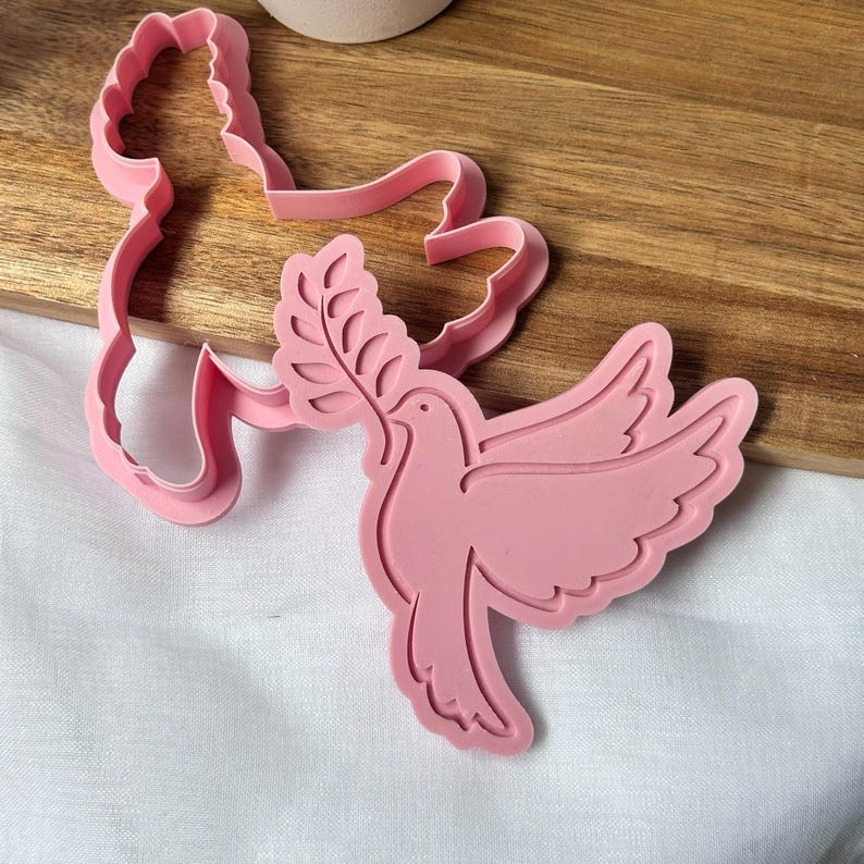Dove Cookie Stamp & Cutter