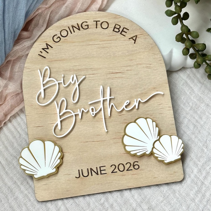Custom I’m Going to Be a Big Sibling Announcement Plaque