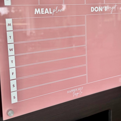 Personalised Fridge Mounted Weekly Family Planner