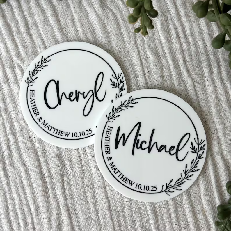 Custom Acrylic Custom Place Cards
