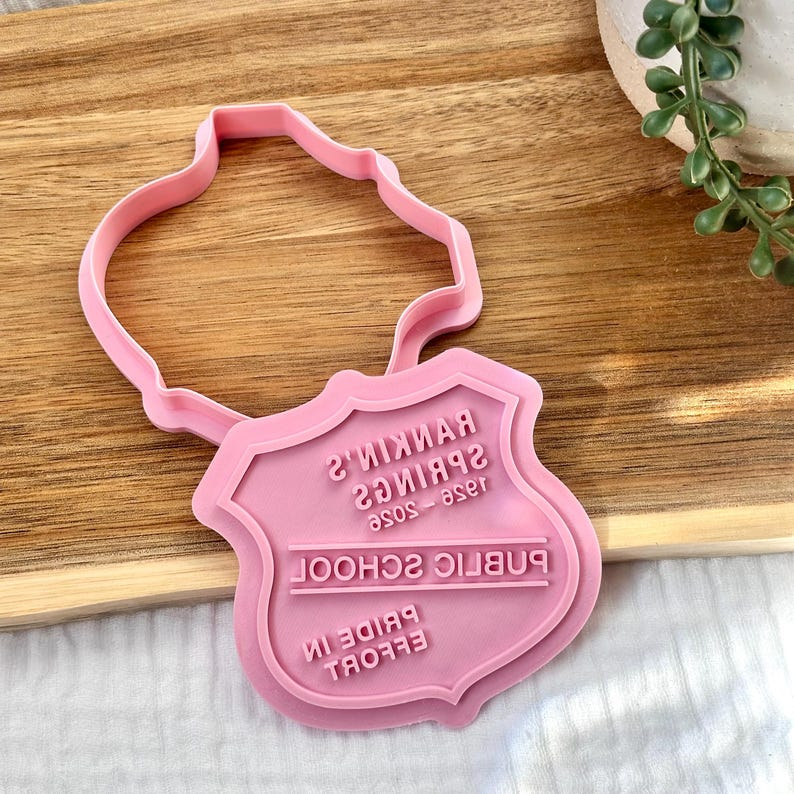 Custom Logo Cookie Stamp & Cutter