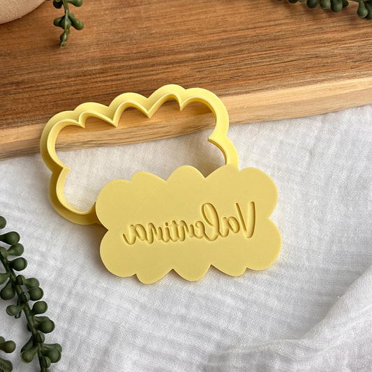 Name in Cloud Cookie Stamp & Cutter Set