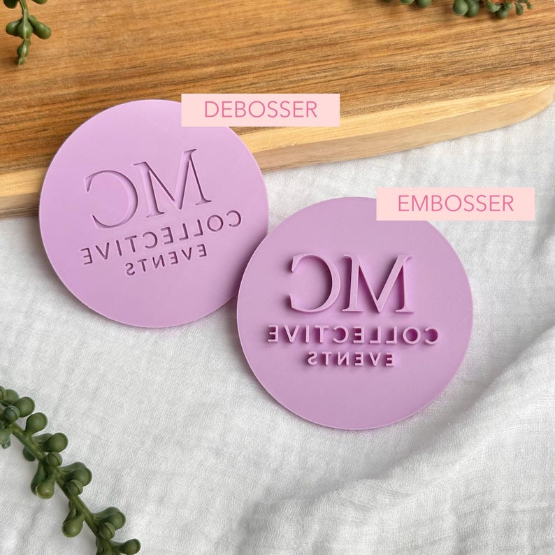 Custom Logo Cookie Stamp & Cutter