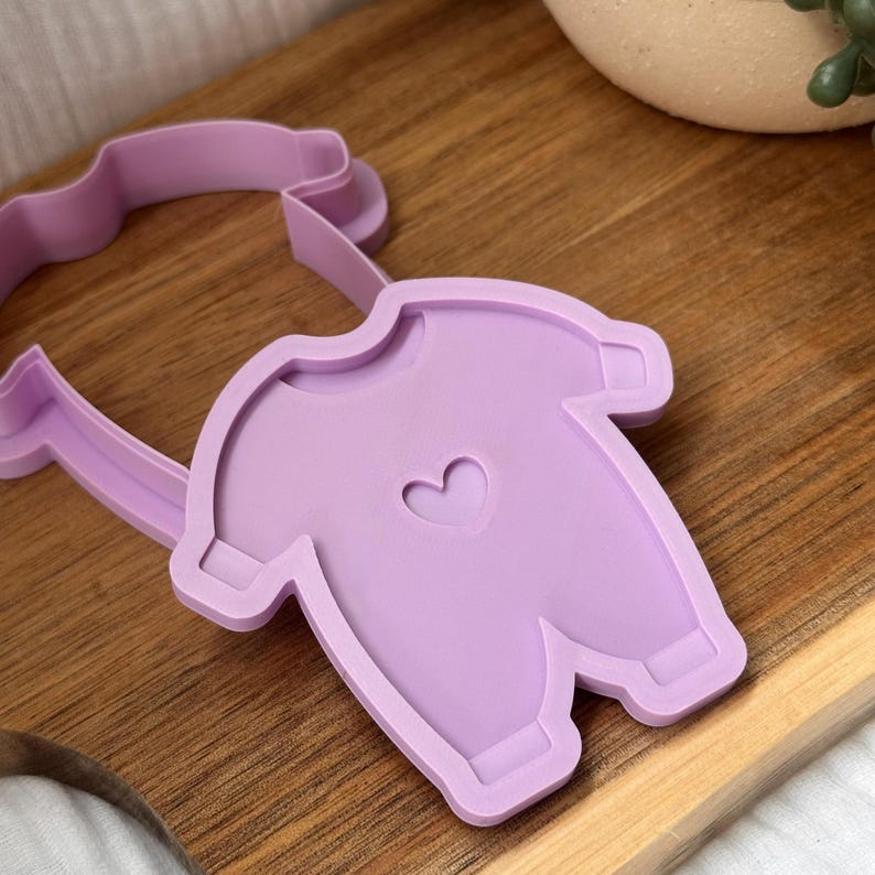 Baby Romper Cookie Stamp & Cutter Set