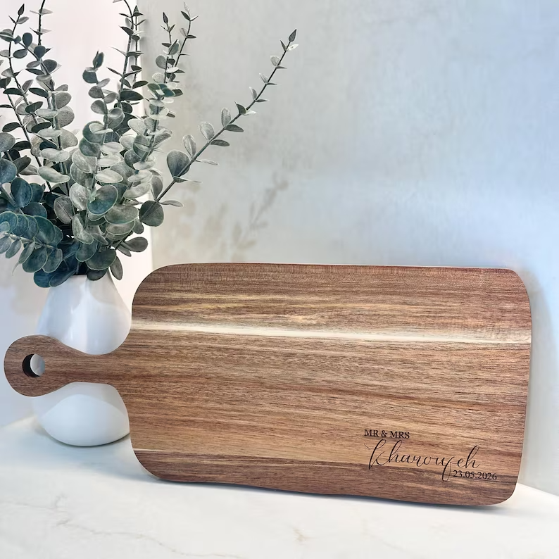 Mr & Mrs Personalised Serving Board