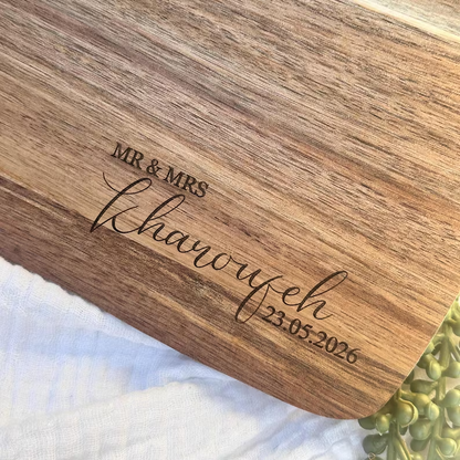 Mr & Mrs Personalised Serving Board