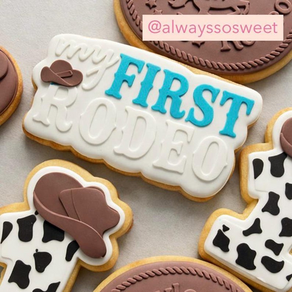 My First Rodeo Plaque Stamp & Cutter