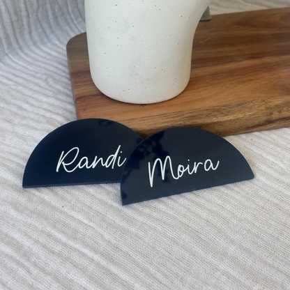 Arch Shaped Acrylic Placecards