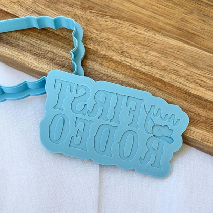 My First Rodeo Plaque Stamp & Cutter