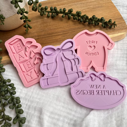 A New Chapter Begins Cookie Stamp & Cutter Set