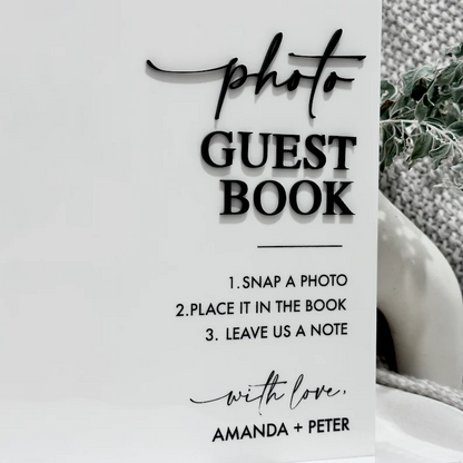 Photo Guest Book Sign