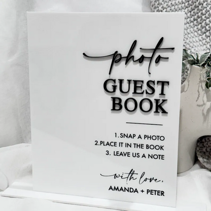 Photo Guest Book Sign
