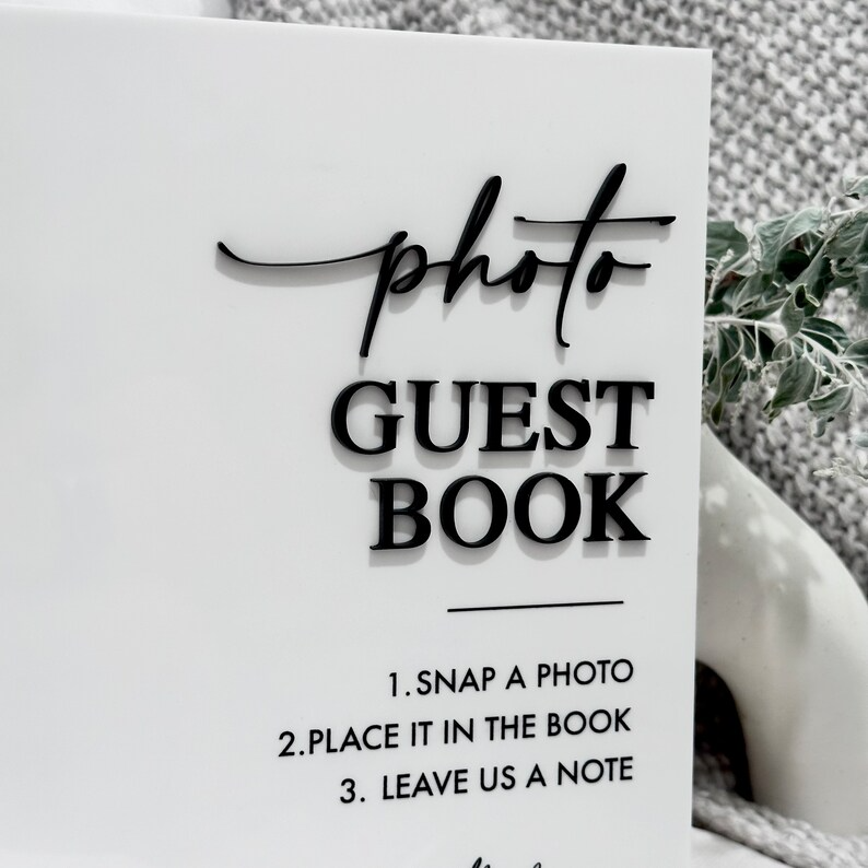 Photo Guest Book Sign