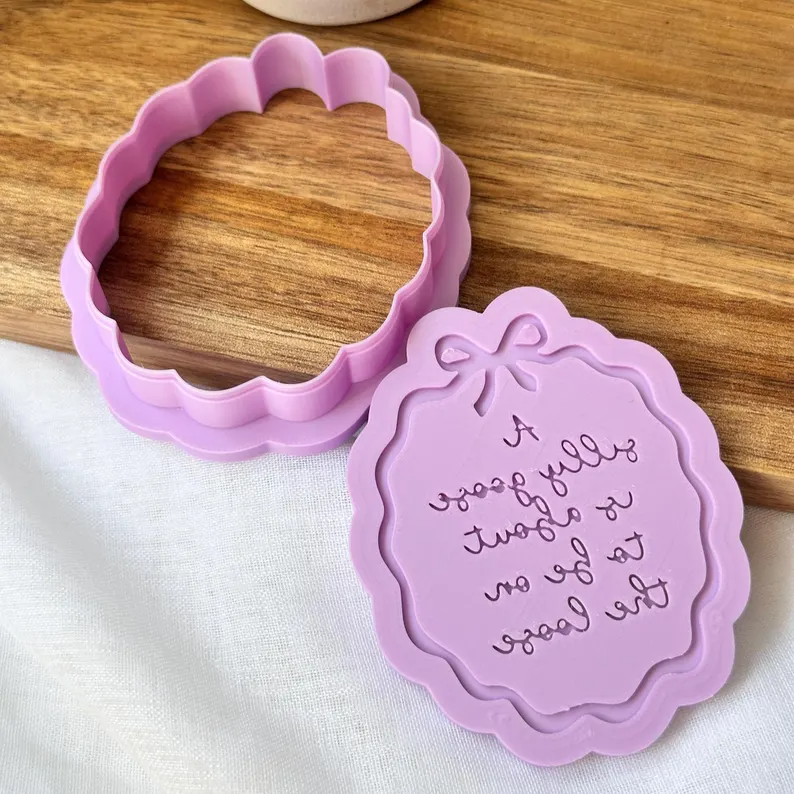 Silly Goose Baby Shower Cookie Stamp & Cutter
