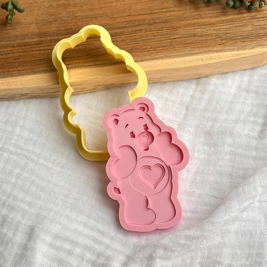 Tenderheart Bear Cookie Stamp & Cutter Set