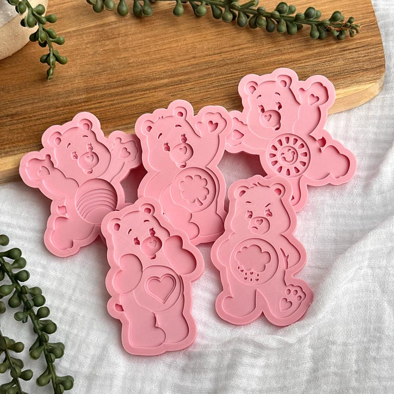 Tenderheart Bear Cookie Stamp & Cutter Set