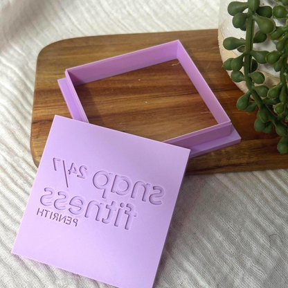 Custom Logo Cookie Stamp & Cutter