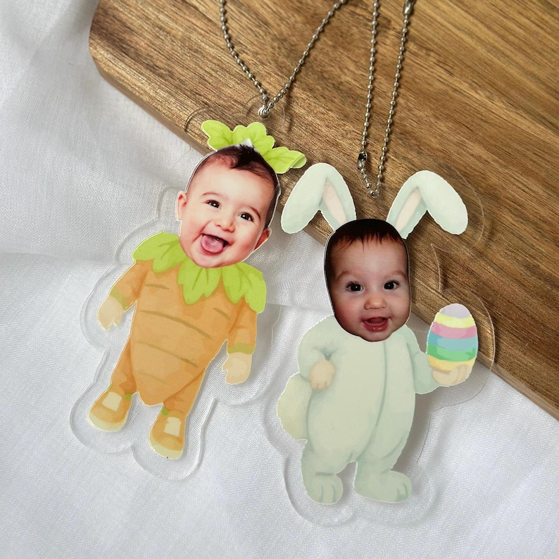 Personalised Easter Basket Tag Hanger
