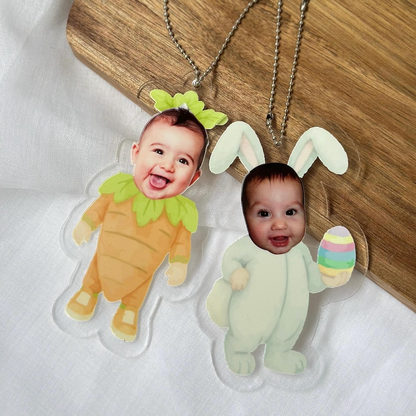 Personalised Easter Basket Tag Hanger