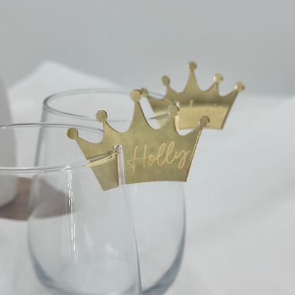 Tiara Acrylic Drink Tag