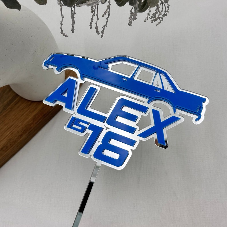 Holden VK Car Name Cake Topper