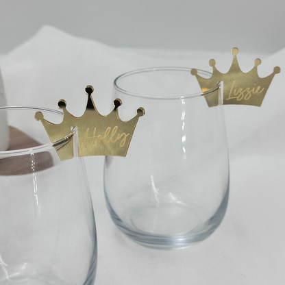 Tiara Acrylic Drink Tag
