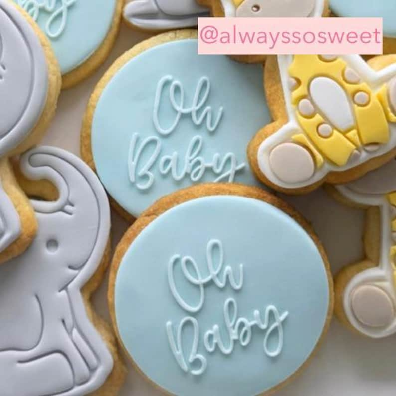 Oh Baby Cookie Stamp