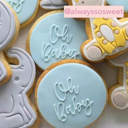 Oh Baby Cookie Stamp