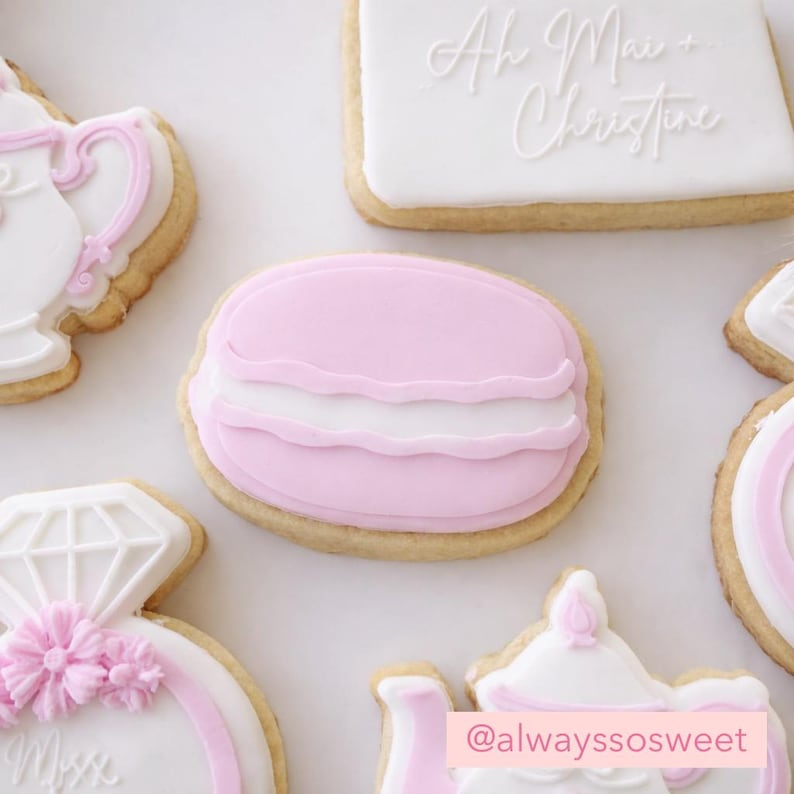 Macaron Cookie Stamp & Cutter