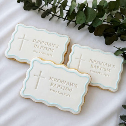 Personalised Baptism Cookie Stamp
