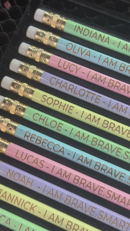 Affirmations Personalised HB Pencils