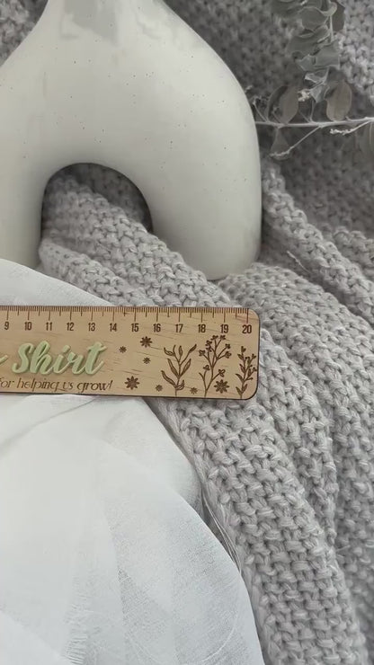 Personalised 3D Ruler Teacher Gift