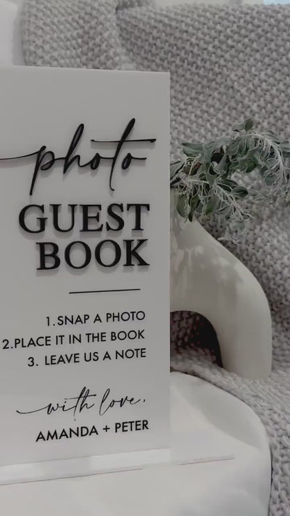Photo Guest Book Sign