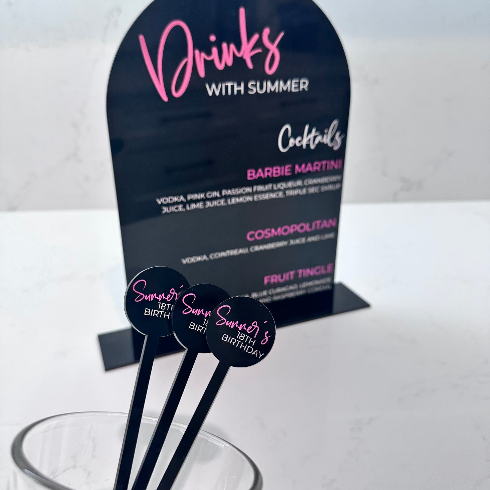 Personalised Drink Stirrers Buck's Party Hen Night Decorations Bachelorette Wedding Party Favours Bachelor Custom Cocktail stirrer